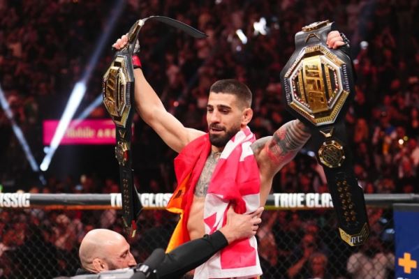 Илия Топурия, двойное чемпионство, чемпион UFC в лёгком весе, возможный переход в полусредний вес, бой с Исламом Махачевым